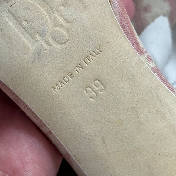 Dior Pink Logo Heels - Picture 3 of 4